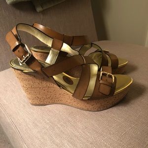 Mark Fisher Cork Wedge Sandals
